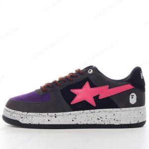 Fake A BATHING APE BAPE STA Men’s / Women’s Shoes ‘Black Pink Purple’ 1I20191008-BKXPK