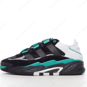 Fake Adidas Niteball Men’s / Women’s Shoes ‘Black Green White’ FW2477