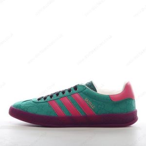 Fake Adidas x Gucci Gazelle GG Monogram Men’s / Women’s Shoes ‘Green Pink Green’ IE4795
