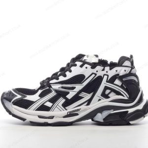 Fake Balenciaga Runner Men’s / Women’s Shoes ‘Black White’ 772774W3RMU9010