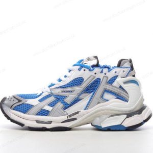 Fake Balenciaga Runner Men’s / Women’s Shoes ‘Blue Grey’ 677403W3RB34912