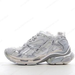 Fake Balenciaga Runner Men’s / Women’s Shoes ‘White Silver’ 656063W3RA19000