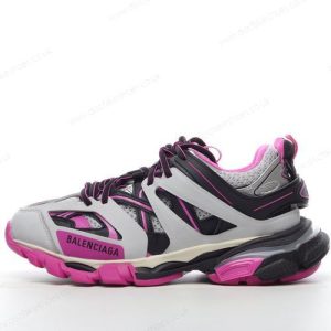 Fake Balenciaga Track Men’s / Women’s Shoes ‘Black Grey Dark Pink’
