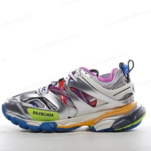Fake Balenciaga Track Men’s / Women’s Shoes ‘Silver Red Green Grey’ 542023W2FSA8123