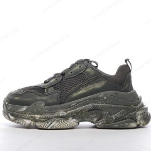 Fake Balenciaga Triple S Faded Men’s / Women’s Shoes ‘Green’ 536737W3CN33900