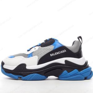 Fake Balenciaga Triple S Men’s / Women’s Shoes ‘Grey Blue’ 536737W2CA14124