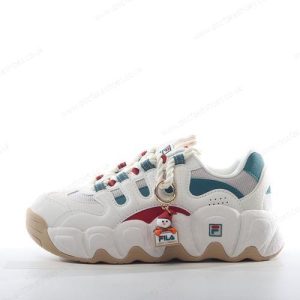 Fake FILA Fusion CROISSANT NEW YEAR Sneakers Men’s / Women’s Shoes ‘White Red Grey Green’ F12M412101FSR