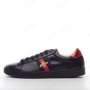 Fake Gucci ACE Bee Embroidered Men’s / Women’s Shoes ‘Black Red’ 429446-A38G0-1284