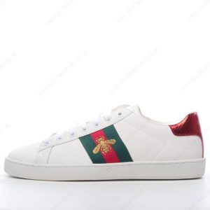 Fake Gucci ACE Bee Embroidered Men’s / Women’s Shoes ‘White Red’ 429446-A38G0-1284