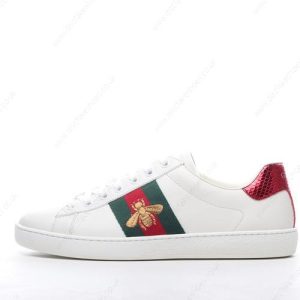 Fake Gucci ACE Bee Sneakers Men’s / Women’s Shoes ‘White Red’