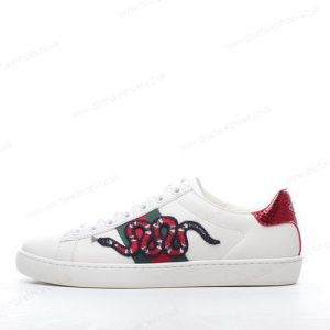 Fake Gucci ACE Embroidered Men’s / Women’s Shoes ‘White Red’ 456230-A38G0-9064