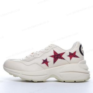 Fake Gucci Rhyton Red star Men’s / Women’s Shoes ‘White Red’