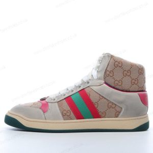 Fake Gucci Screener GG High Men’s / Women’s Shoes ‘Brown Green Red’