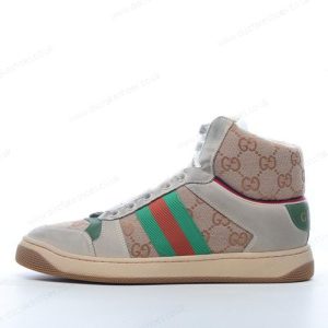 Fake Gucci Screener GG High Men’s / Women’s Shoes ‘Green Red White’ 563730-9Y9P0-9661