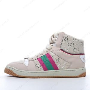 Fake Gucci Screener GG High Men’s / Women’s Shoes ‘Light Pink White’