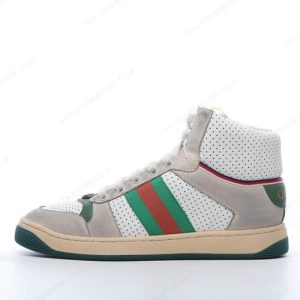 Fake Gucci Screener GG High Men’s / Women’s Shoes ‘White Green Red’