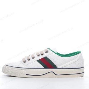 Fake Gucci Tennis 1977 Canvas Men’s / Women’s Shoes ‘White Green’