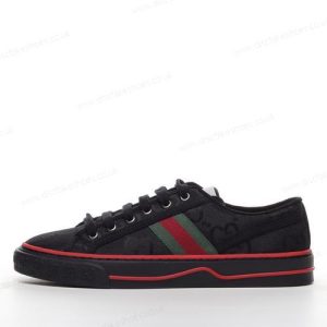 Fake Gucci Tennis 1977 ECONYL GG Print Men’s / Women’s Shoes ‘Black Green Red’ 628709-H9H70-1072