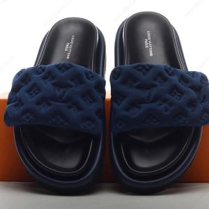 Fake LOUIS VUITTON Slides Men’s / Women’s Shoes ‘Blue Black’