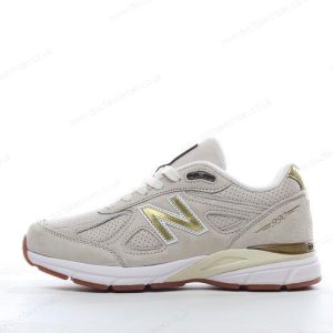 Fake New Balance 990v4 Men’s / Women’s Shoes ‘Gold White’ W990AG4