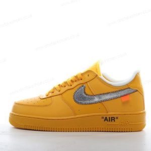 Fake Nike Air Force 1 Low 07 Off-White Men’s / Women’s Shoes ‘Silver Yellow’ DD1876-700