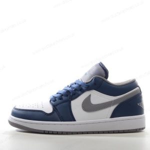 Fake Nike Air Jordan 1 Low Men’s / Women’s Shoes ‘Blue Grey White’ 553560-412