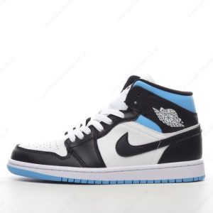 Fake Nike Air Jordan 1 Mid Men’s / Women’s Shoes ‘Black Blue’ BQ6472-102