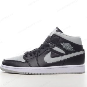 Fake Nike Air Jordan 1 Mid Men’s / Women’s Shoes ‘Black Grey White’ BQ6472-007