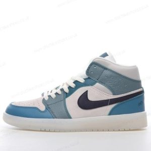 Fake Nike Air Jordan 1 Mid Men’s / Women’s Shoes ‘Blue Red’ DM9601-200