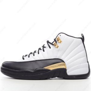 Fake Nike Air Jordan 12 Retro Men’s / Women’s Shoes ‘White Black Gold’ CT8013-170
