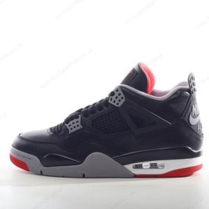 Fake Nike Air Jordan 4 Retro Men’s / Women’s Shoes ‘Black Grey’ 136013-001