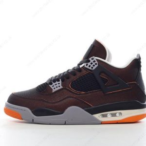 Fake Nike Air Jordan 4 Retro Men’s / Women’s Shoes ‘Black Orange’ CW7183-100