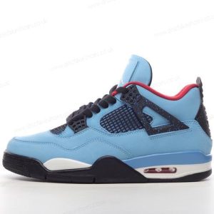 Fake Nike Air Jordan 4 Retro Men’s / Women’s Shoes ‘Blue Black Red’ 308497-406