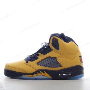 Fake Nike Air Jordan 5 Men’s / Women’s Shoes ‘Yellow Black’ CQ9541-704