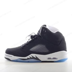 Fake Nike Air Jordan 5 Retro Men’s / Women’s Shoes ‘Black Grey Blue’ 136027-035