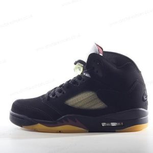 Fake Nike Air Jordan 5 Retro Men’s / Women’s Shoes ‘Black Silver’ 136027-001