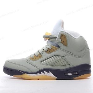 Fake Nike Air Jordan 5 Retro Men’s / Women’s Shoes ‘Green Black Yellow’ 440888-300