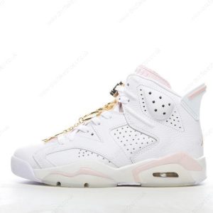 Fake Nike Air Jordan 6 Retro Men’s / Women’s Shoes ‘Glod Pink White’ DH9696-100