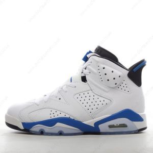 Fake Nike Air Jordan 6 Retro Men’s / Women’s Shoes ‘White Blue Black’ 384665-107