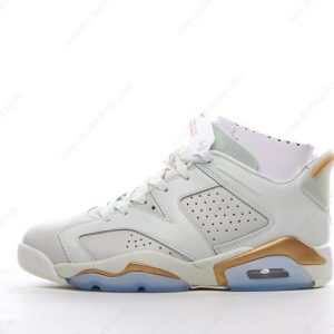 Fake Nike Air Jordan 6 Retro Men’s / Women’s Shoes ‘White Silver Gold’ DH6928-073