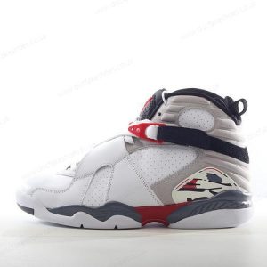 Fake Nike Air Jordan 8 Retro Men’s / Women’s Shoes ‘White Black Red’ 305381-103