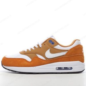 Fake Nike Air Max 1 Men’s / Women’s Shoes ‘Light Brown Orange White’ 908366-700