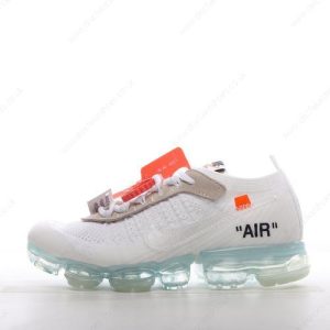 Fake Nike Air VaporMax x Off-White 2018 Men’s / Women’s Shoes ‘White Orange Black’ AA3831-100