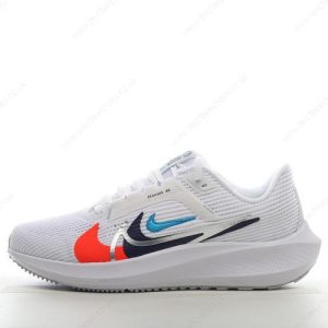 Fake Nike Air Zoom Pegasus 40 Men’s / Women’s Shoes ‘White Orange Black Blue’ FB8866-100
