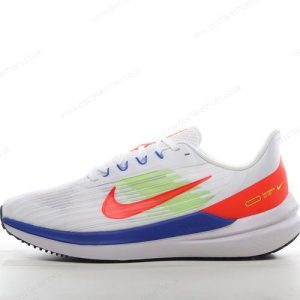 Fake Nike Air Zoom Winflo 9 Men’s / Women’s Shoes ‘White Blue Orange Green’ DX3355-100