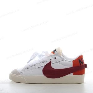 Fake Nike Blazer Low 77 Jumbo Men’s / Women’s Shoes ‘White Red’ DQ1470-104
