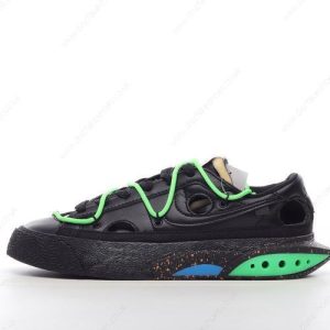 Fake Nike Blazer Low x Off-White Men’s / Women’s Shoes ‘Black Green’ DH7863-001