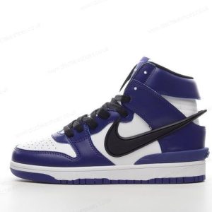Fake Nike Dunk High Men’s / Women’s Shoes ‘Black White Blue’ CU7544-400