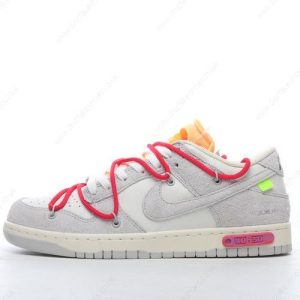 Fake Nike Dunk Low x Off-White Men’s / Women’s Shoes ‘Grey White’ DJ0950-103