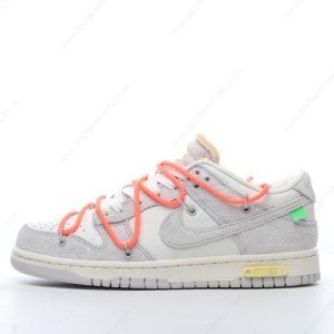 Fake Nike Dunk Low x Off-White Men’s / Women’s Shoes ‘Grey White’ DJ0950-108